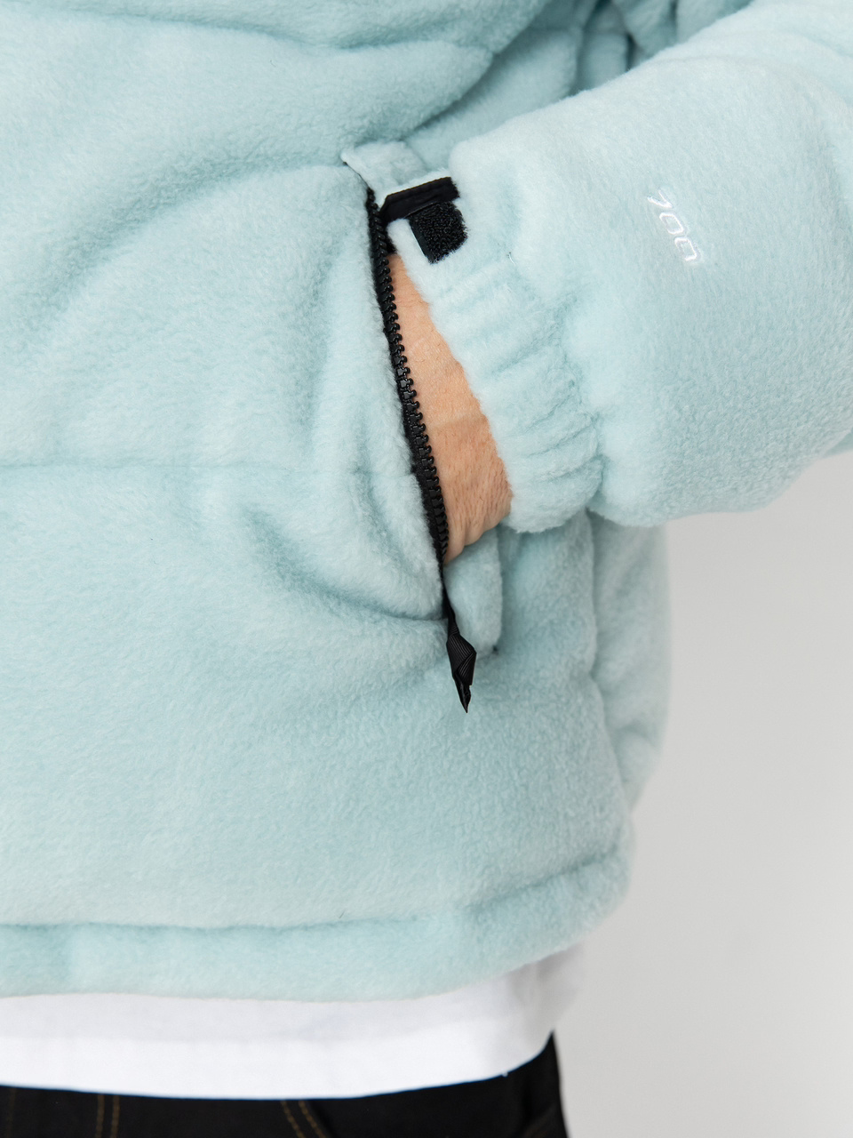 Close-up of The North Face Polar Nuptse 700 recycled down jacket design
