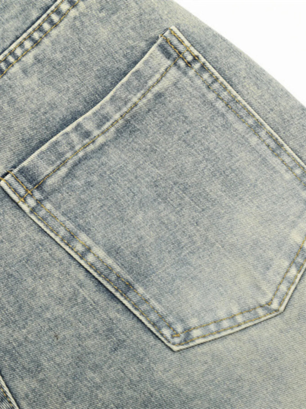 Men's Side Striped Wide Leg Jeans