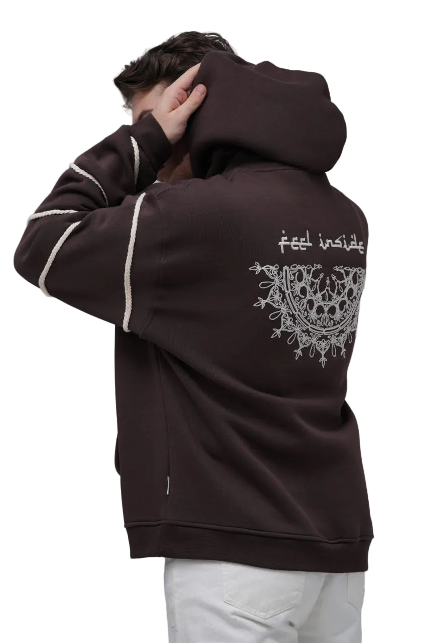 "Feel Inside" Embroidered Hoodie