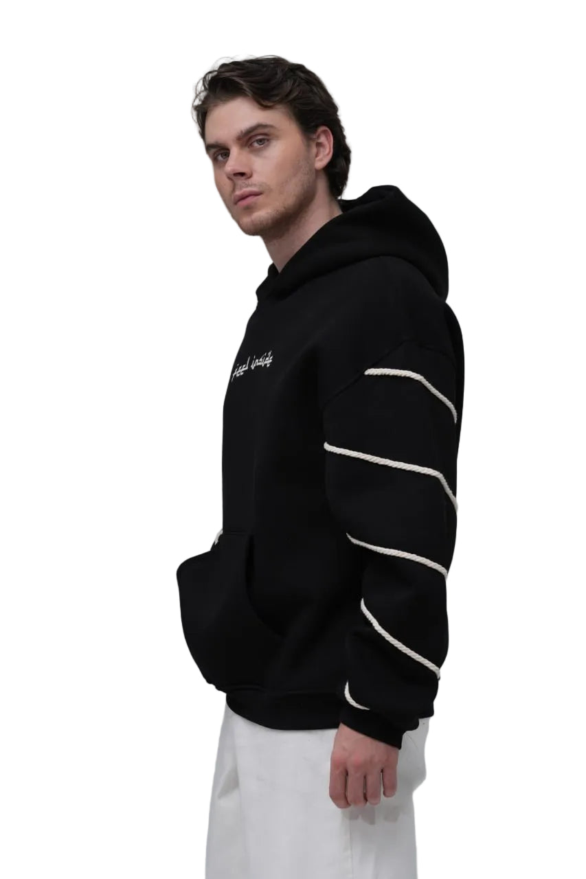 "Feel Inside" Embroidered Hoodie