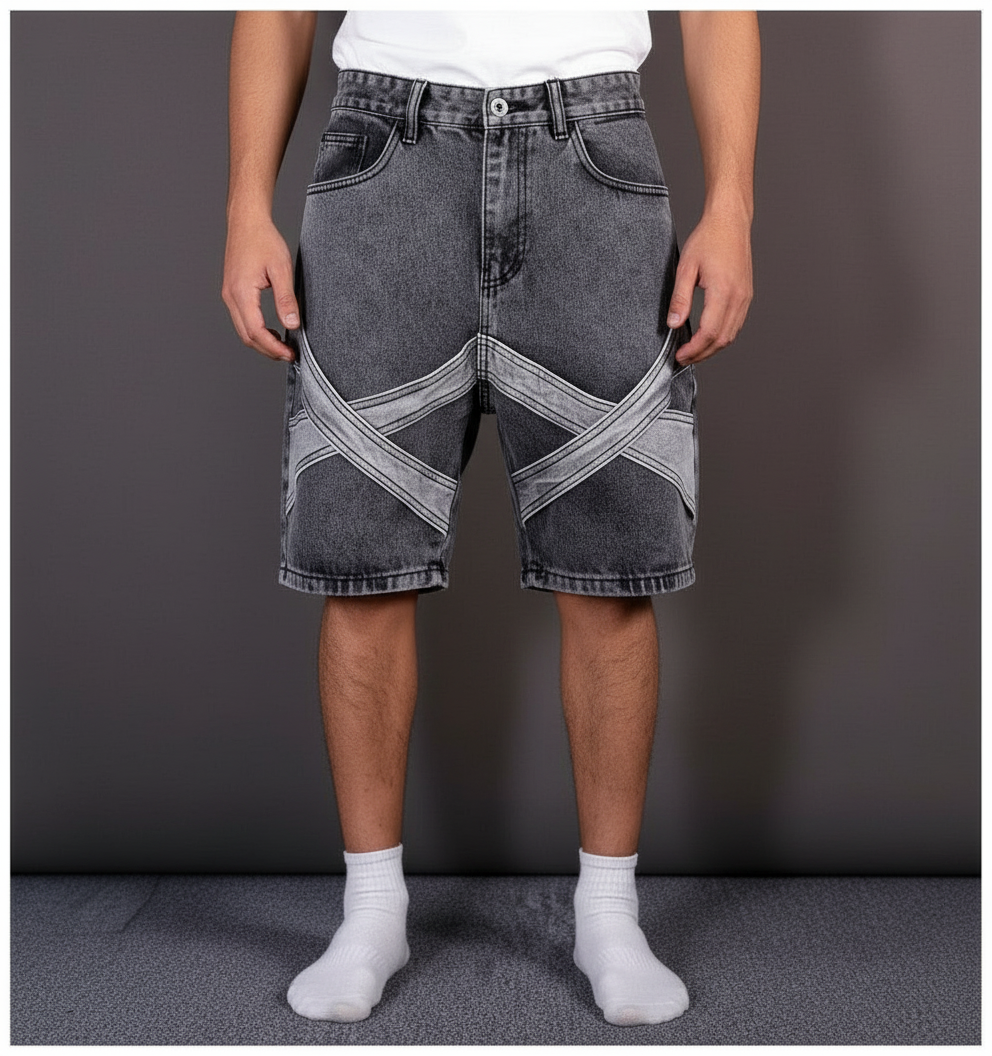 Short Denim Classic Coton Premium