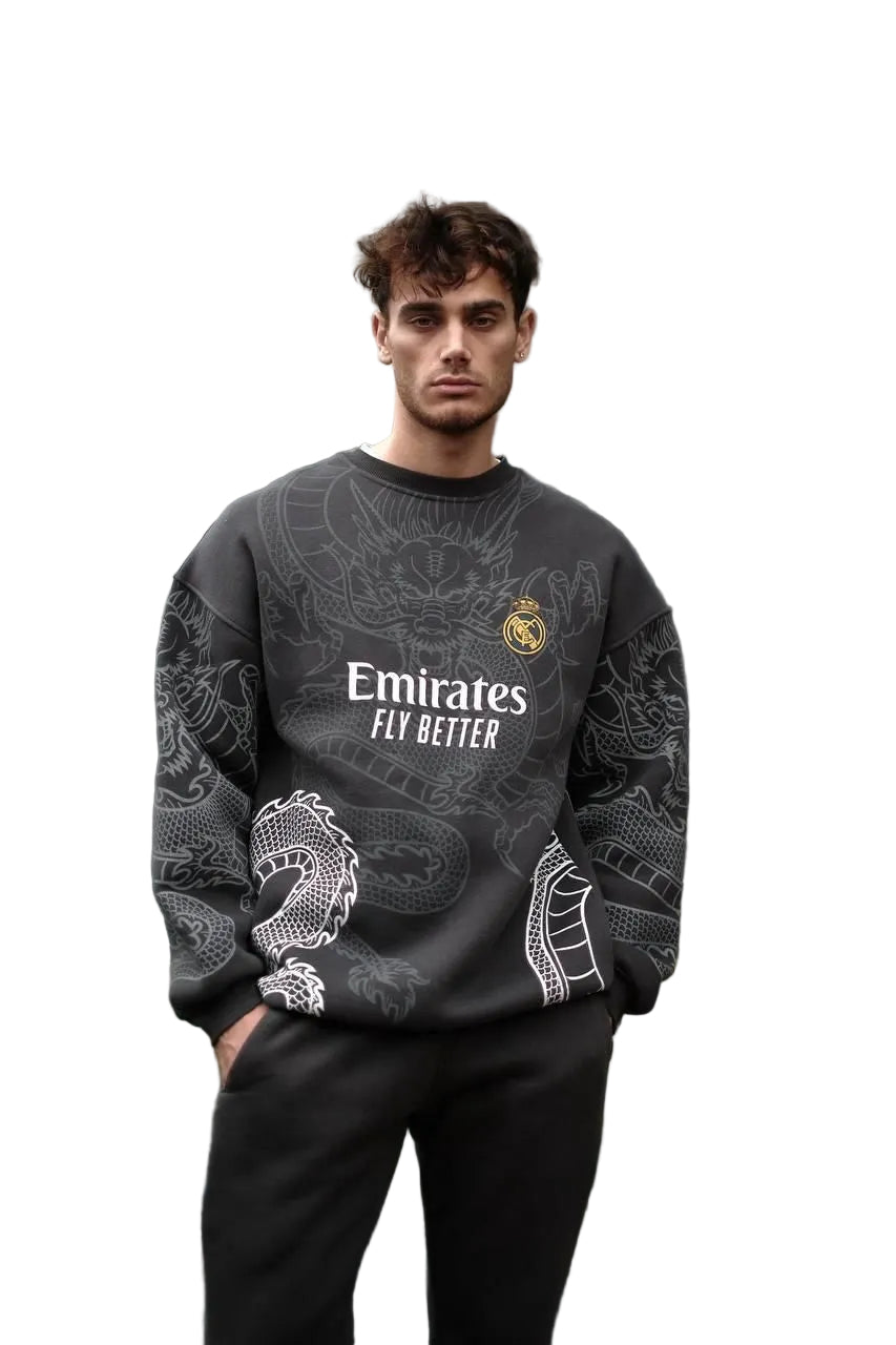 New Season Real Madrid Oversized Sweatshirt